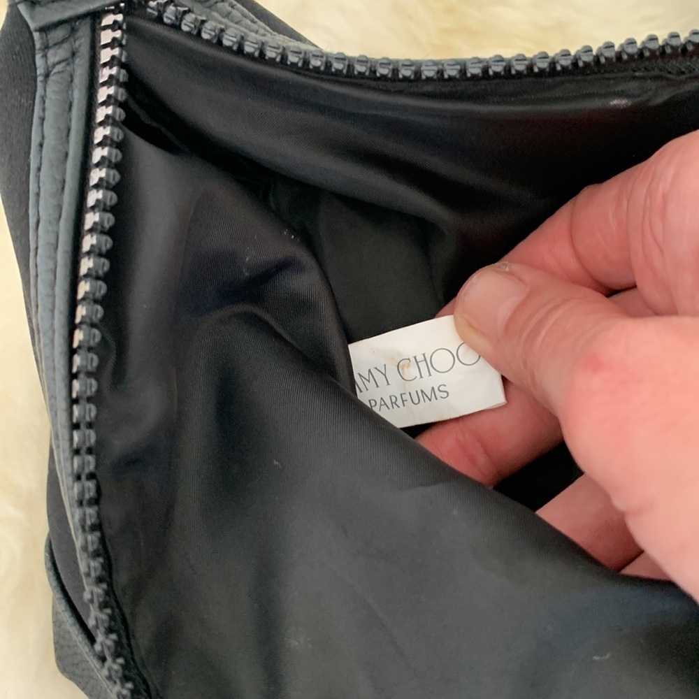 Jimmy Choo Parfums Black Cosmetic Bag Case, NWOT - Picture 6 of 11